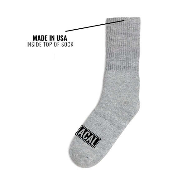 ACal Crew Socks - Grey